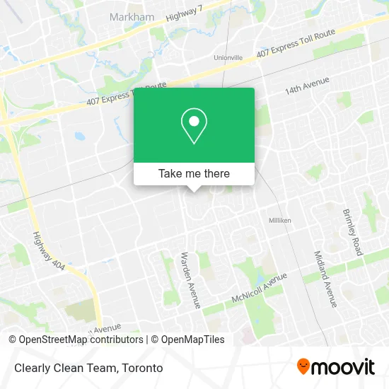 Clearly Clean Team map
