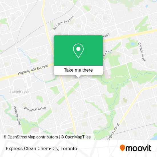 Express Clean Chem-Dry map