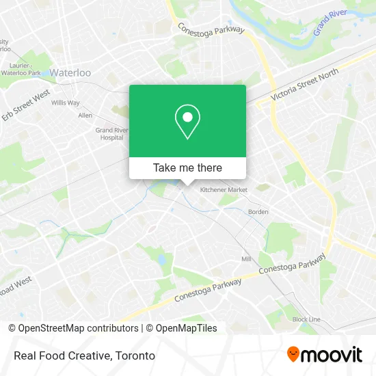 Real Food Creative map