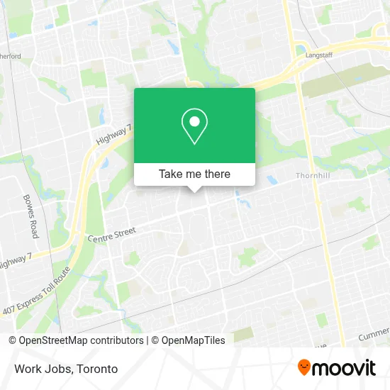 Work Jobs map
