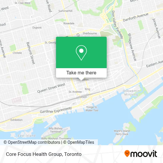 Core Focus Health Group map