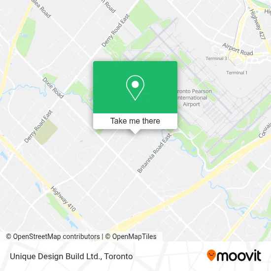 Unique Design Build Ltd. map