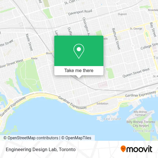 Engineering Design Lab map