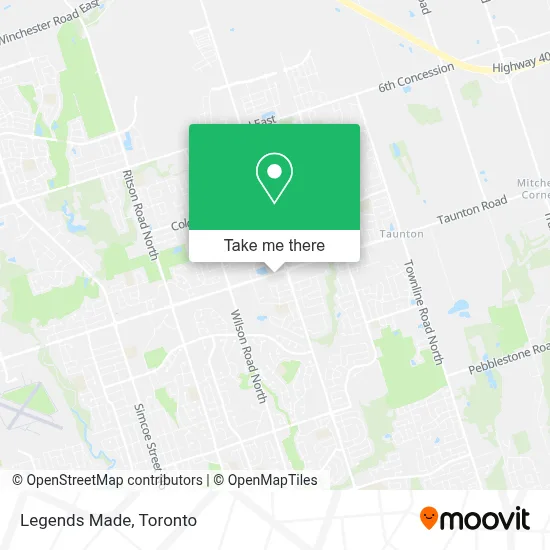 Legends Made map