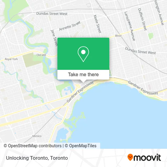 Unlocking Toronto map