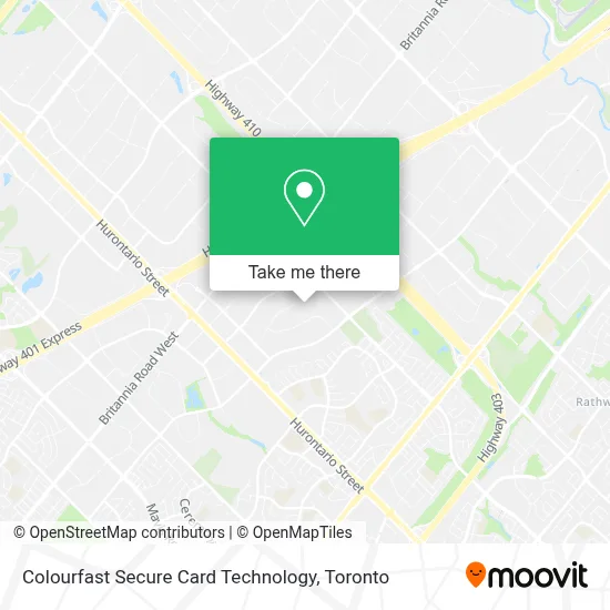 Colourfast Secure Card Technology map