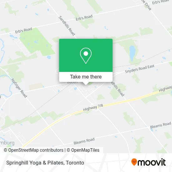 Springhill Yoga & Pilates map
