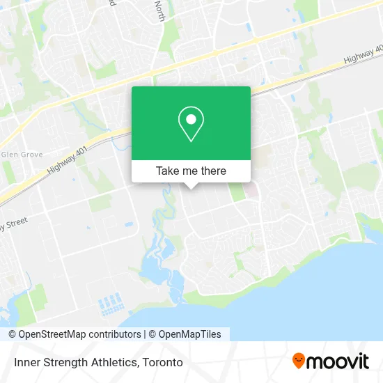 Inner Strength Athletics map