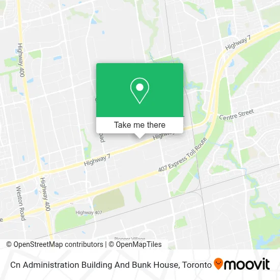 Cn Administration Building And Bunk House map