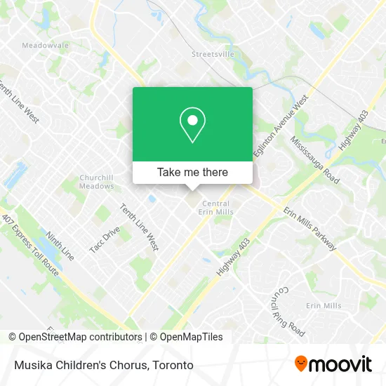 Musika Children's Chorus map