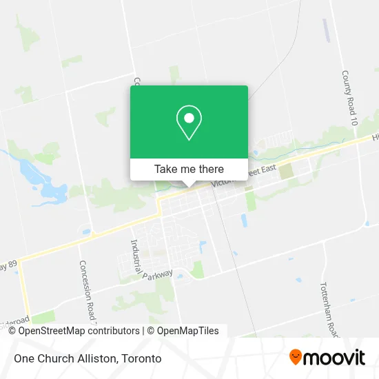 One Church Alliston map