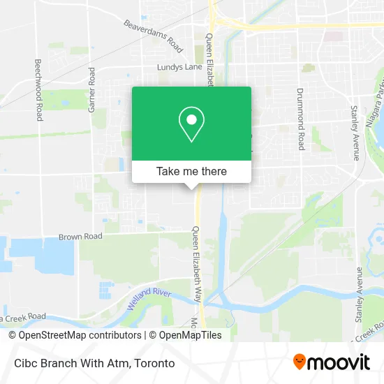 Cibc Branch With Atm map