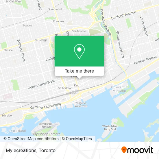 Mylecreations map