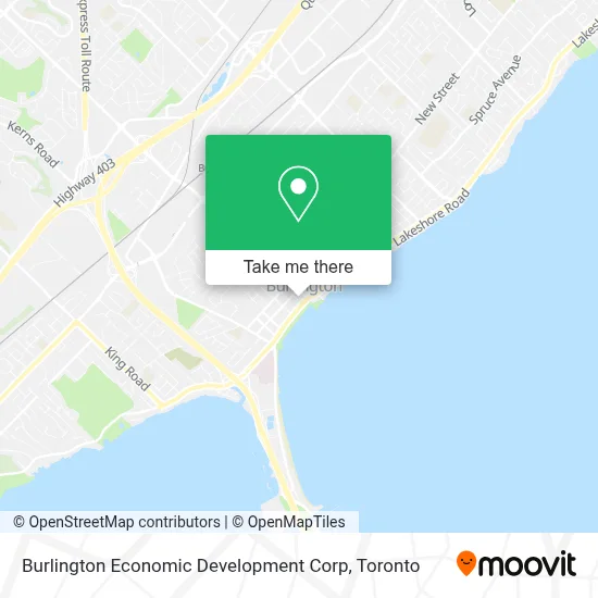 Burlington Economic Development Corp map