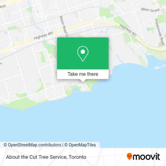 About the Cut Tree Service map
