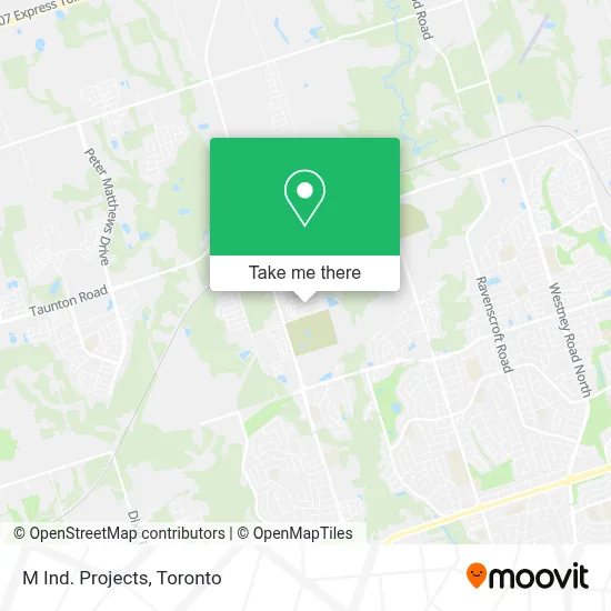 M Ind. Projects map