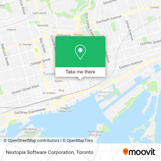 Nextopia Software Corporation map