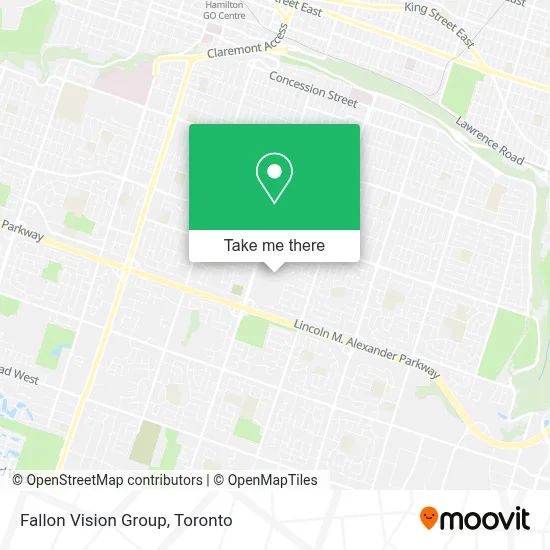 Fallon Vision Group map