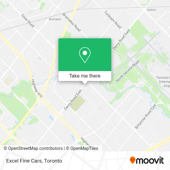 Excel Fine Cars map