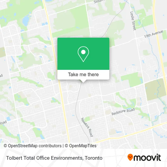 Tolbert Total Office Environments map