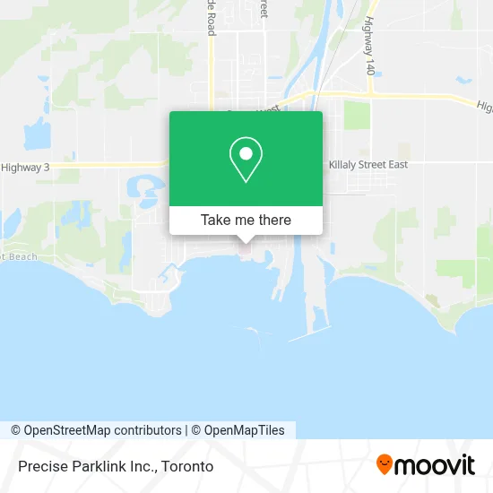 Precise Parklink Inc. map