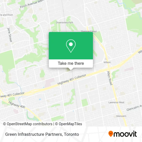 Green Infrastructure Partners map