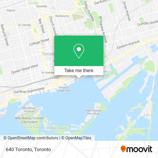 640 Toronto map