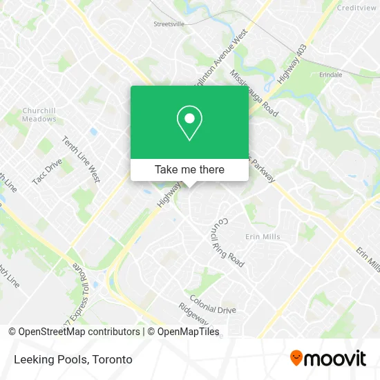 Leeking Pools map