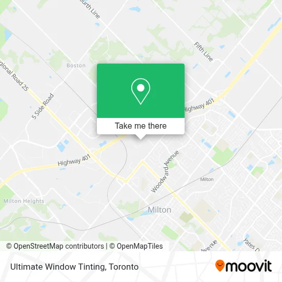 Ultimate Window Tinting map