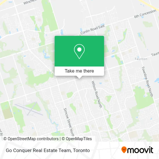 Go Conquer Real Estate Team map