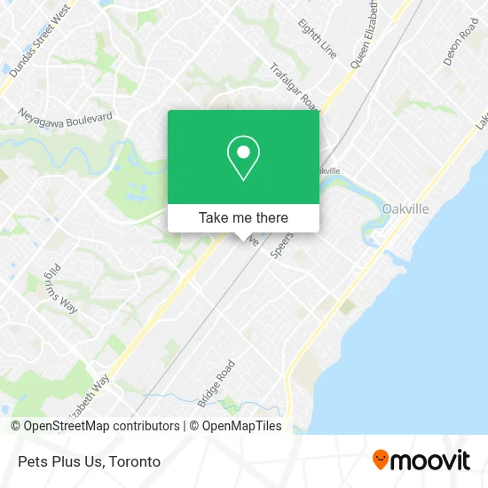 Pets Plus Us map
