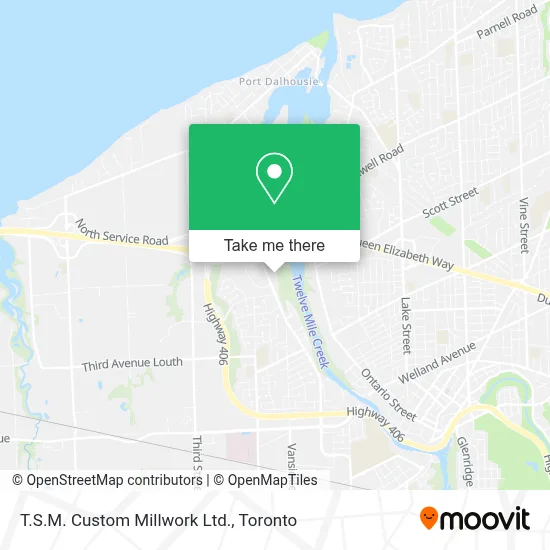 T.S.M. Custom Millwork Ltd. map