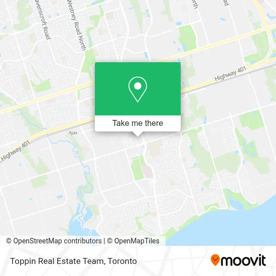 Toppin Real Estate Team map