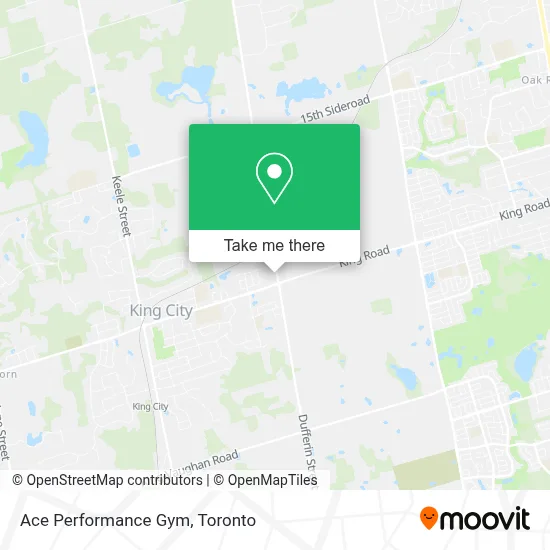 Ace Performance Gym map