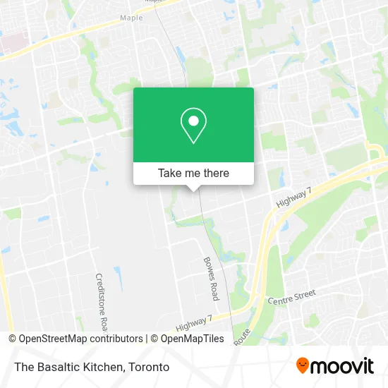 The Basaltic Kitchen map