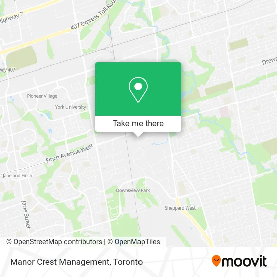 Manor Crest Management map