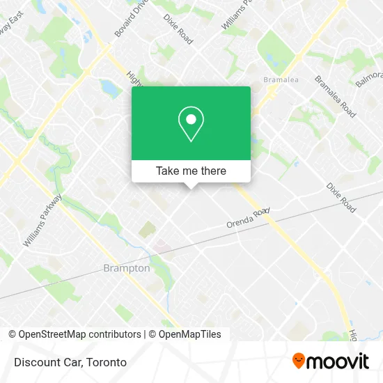Discount Car map