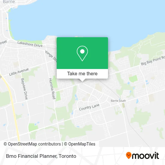 Bmo Financial Planner map