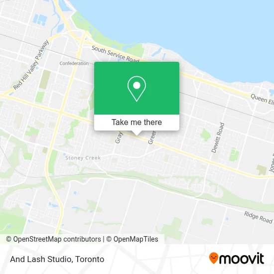And Lash Studio map