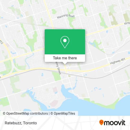 Ratebuzz map