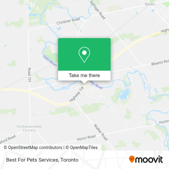 Best For Pets Services map