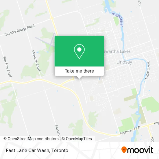 Fast Lane Car Wash map
