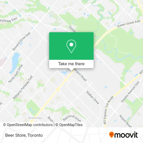 Beer Store map