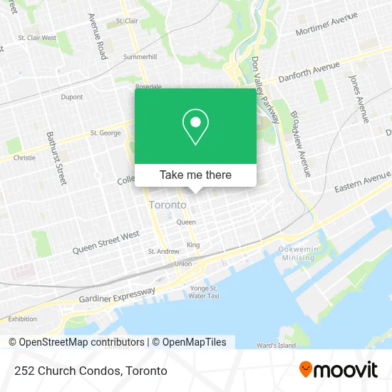 252 Church Condos map