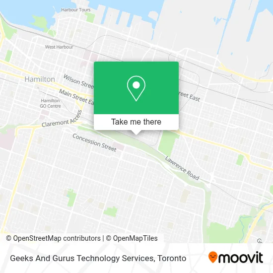 Geeks And Gurus Technology Services map