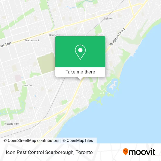 Icon Pest Control Scarborough map