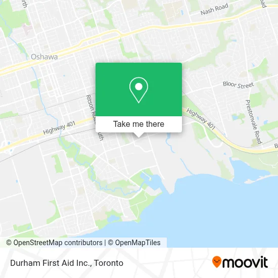 Durham First Aid Inc. map