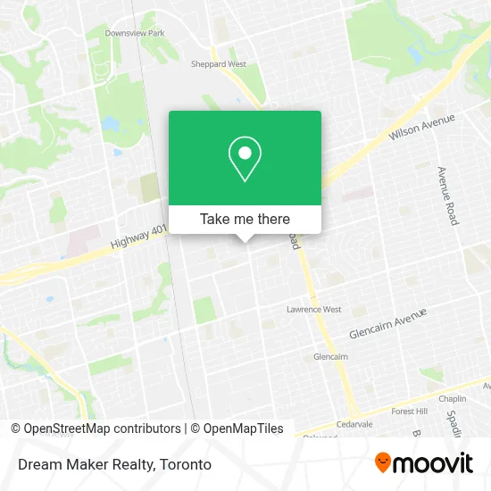 Dream Maker Realty map