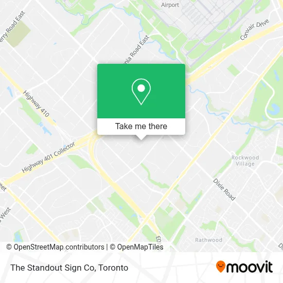 The Standout Sign Co map