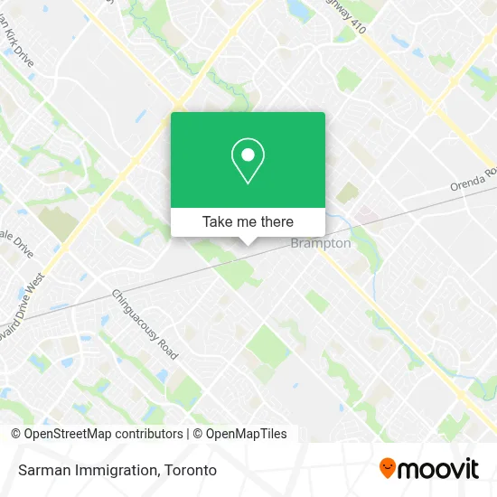 Sarman Immigration map